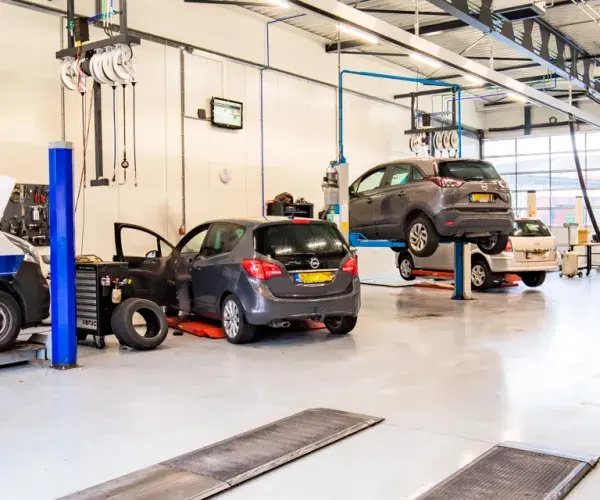 Onze garage in Hilversum