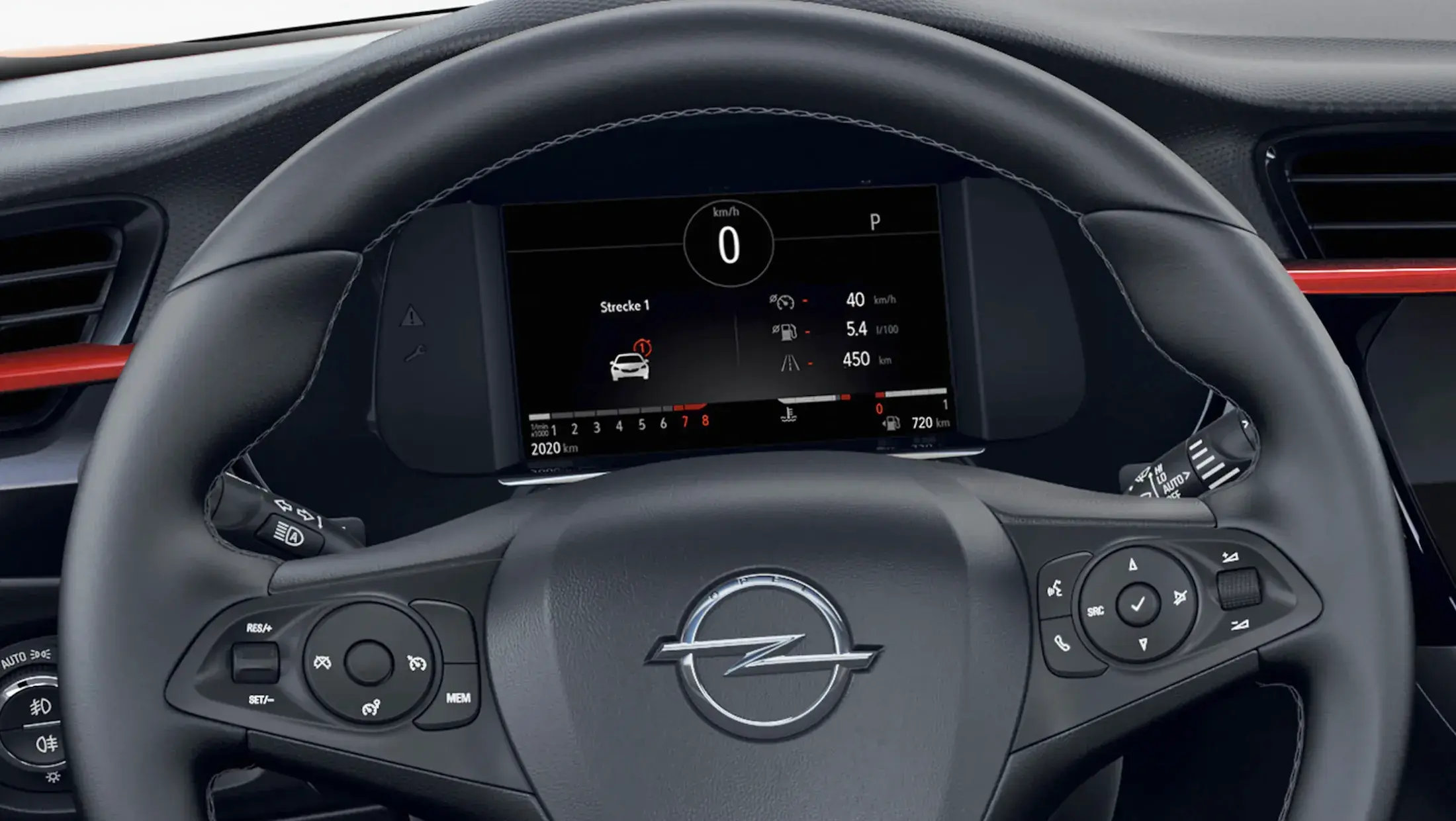 Stuur en dashboard Opel Corsa