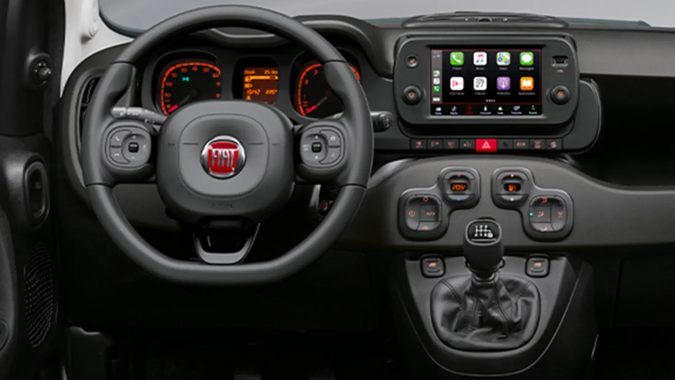 Fiat Panda dashboard