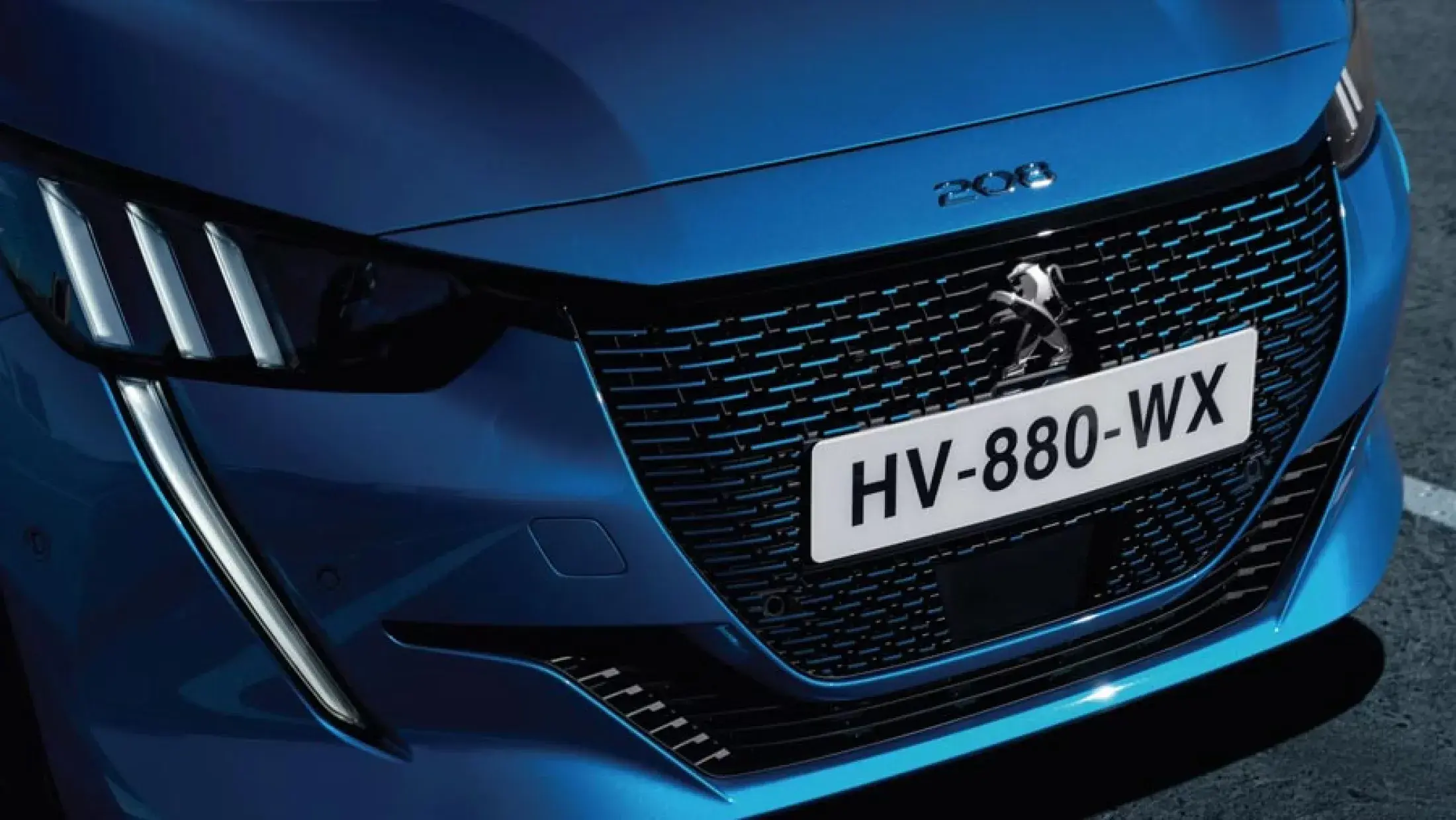 Peugeot 208 grill
