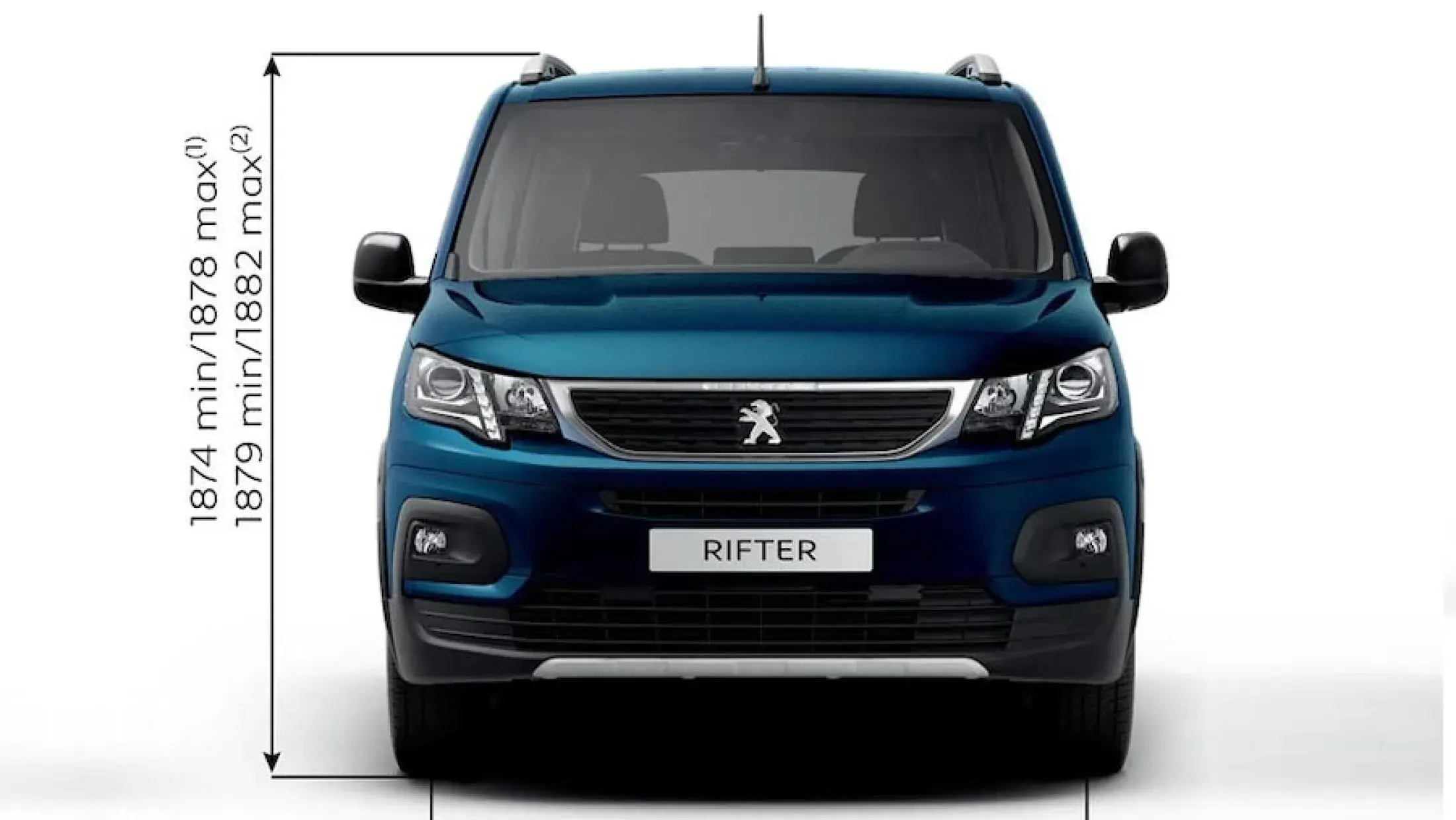 Peugeot e-Rifter afmetingen